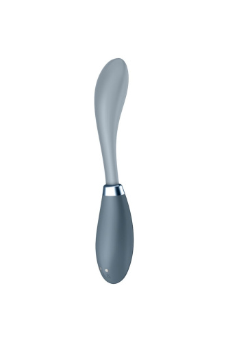 Satisfyer G-Spot Flex 3  - Вибратор для точки G, 19.5х3.3 см (серый)